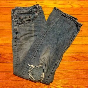 Warp + Weft ORD Chicago Straight Hyde Distressed Jeans 30 x 30